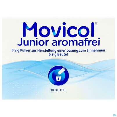 Movicol Pulver 6,9g Junior Aromafrei Stick 30st, A-Nr.: 5525747 - 01