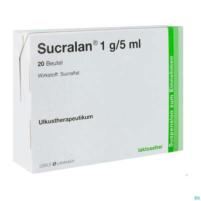 Sucralan Orale Susp 1g/5ml Btl 20st, A-Nr.: 1286429 - 02