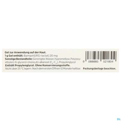 Soventol Bamipinlactat Gel Neu 20g, A-Nr.: 5521809 - 04