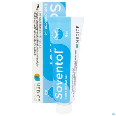 Soventol Bamipinlactat Gel Neu 20g, A-Nr.: 5521809 - 07