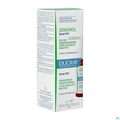 Ducray Sensinol Sos-spray Bei Starkem Juckreiz Gereizter Kopfhaut 30ml, A-Nr.: 5901446 - 03