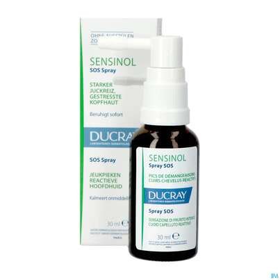 Ducray Sensinol Sos-spray Bei Starkem Juckreiz Gereizter Kopfhaut 30ml, A-Nr.: 5901446 - 11