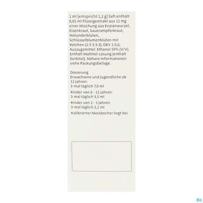 Sinupret Saft Sine 100ml, A-Nr.: 5536774 - 08