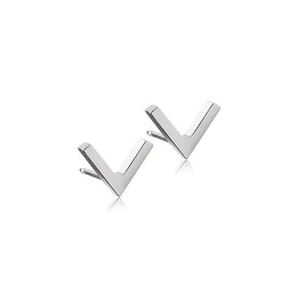 Blomdahl Ohrstecker Plain V, A-Nr.: 6020305 - 01