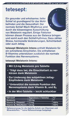 TETESEPT Melatonin Intens 2,5MG FTA 30ST, A-Nr.: 6039078 - 03