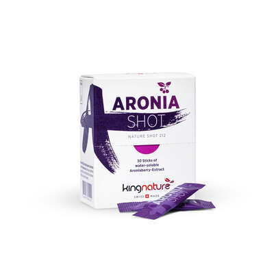 KINGNATURE Aronia Shot wasserlösl Extr 1 g 30 Stk, A-Nr.: 4596343 - 01