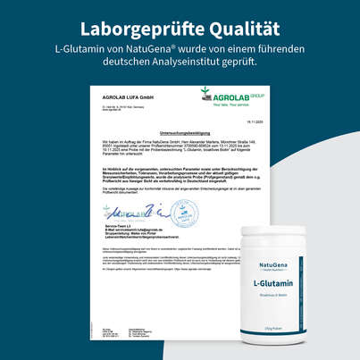 NatuGena L-Glutamin Pulver, A-Nr.: 5404305 - 08