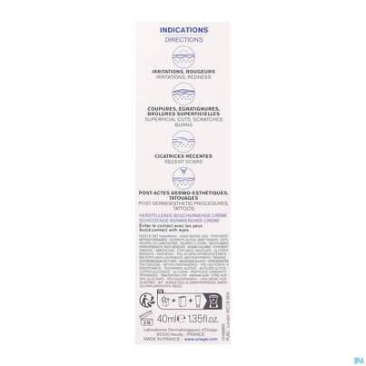 Sie sehen eine Packung Uriage Bariederm-cica Creme Spf50 40ml, Produktbild: 08 Uriage Bariederm-cica Creme Spf50 40ml, A-Nr.: 5617780 - 08