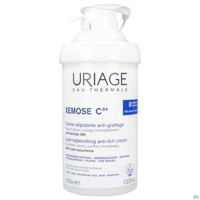 Sie sehen eine Packung Uriage Xemose Reizungslindernde Lipidaufbau-creme 400ml, Produktbild: 04 Uriage Xemose Reizungslindernde Lipidaufbau-creme 400ml, A-Nr.: 5618845 - 04