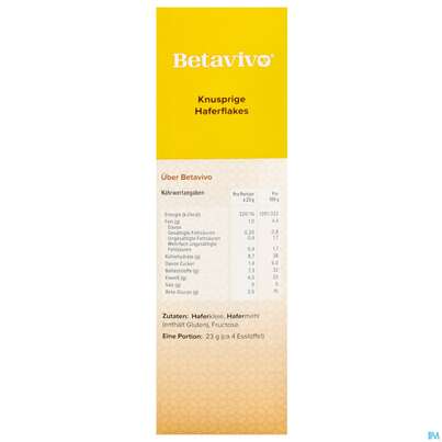 Betavivo Original Haferflakes 506g, A-Nr.: 5877601 - 01