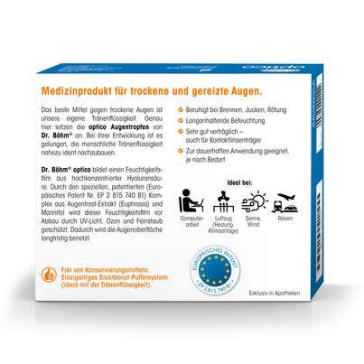 Sie sehen eine Packung Dr. Böhm Optico, Produktbild: 06 Dr. Böhm Optico, A-Nr.: 4609726 - 06