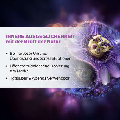Sie sehen eine Packung Dr. Böhm Passionsblume, Produktbild: 03 Dr. Böhm Passionsblume, A-Nr.: 3528322 - 03