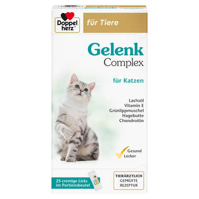 Doppelherz für Tiere Gelenk Complex für Katzen - Cremige Licks, A-Nr.: 5678439 - 01