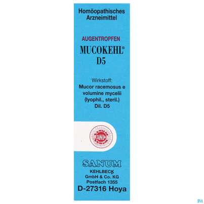 Mucokehl Augentropfen D5 5ml, A-Nr.: 0991278 - 02