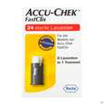 Sie sehen eine Packung Diagnostika U.zubehoer Accu-chek Fastclix Lanzetten 4x6 C2 53 24st, Produktbild: 01 Diagnostika U.zubehoer Accu-chek Fastclix Lanzetten 4x6 C2 53 24st, A-Nr.: 5161564 - 01