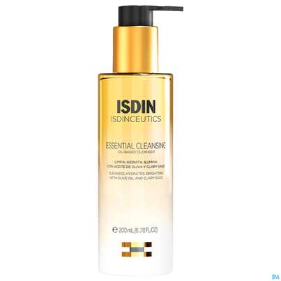 Sie sehen eine Packung Isdin Isdinceutics Essential Cleansing 200ml, Produktbild: 04 Isdin Isdinceutics Essential Cleansing 200ml, A-Nr.: 5612802 - 04