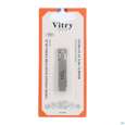 Sie sehen eine Packung Vitry Handnagelknipser Extra Flach 1pc, Produktbild: 02 Vitry Handnagelknipser Extra Flach 1pc, A-Nr.: 4633363 - 02