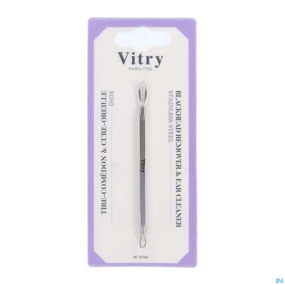 Sie sehen eine Packung Vitry Hautunreinheiten Entferner , Rostfrei 1pc, Produktbild: 02 Vitry Hautunreinheiten Entferner , Rostfrei 1pc, A-Nr.: 4627670 - 02