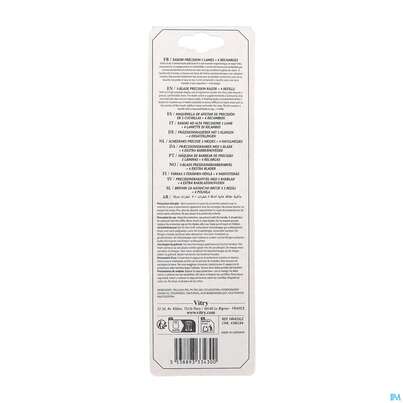 Sie sehen eine Packung Vitry Nachfüllklingen Für 5 Klingen Rasierer (x4) 4pcs, Produktbild: 05 Vitry Nachfüllklingen Für 5 Klingen Rasierer (x4) 4pcs, A-Nr.: 5609958 - 05