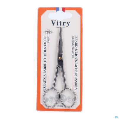 Sie sehen eine Packung Vitry Schnurrbartschere 1pc, Produktbild: 03 Vitry Schnurrbartschere 1pc, A-Nr.: 4628008 - 03