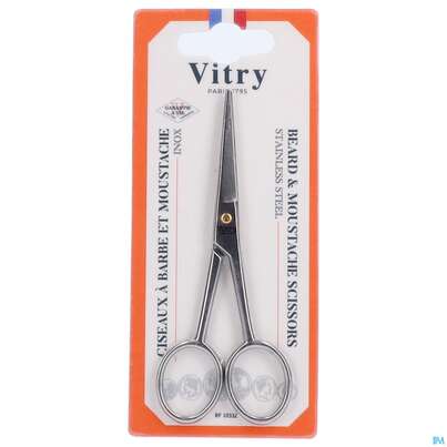 Sie sehen eine Packung Vitry Schnurrbartschere 1pc, Produktbild: 04 Vitry Schnurrbartschere 1pc, A-Nr.: 4628008 - 04
