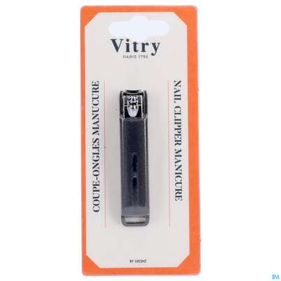 Sie sehen eine Packung Vitry Schwarzer Nagelknipser 1pc, Produktbild: 04 Vitry Schwarzer Nagelknipser 1pc, A-Nr.: 4633328 - 04