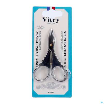 Sie sehen eine Packung Vitry Zugespitzte Nagelschere Mit Gekrümmten Klingen 1pc, Produktbild: 02 Vitry Zugespitzte Nagelschere Mit Gekrümmten Klingen 1pc, A-Nr.: 4627693 - 02