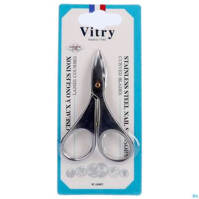 Sie sehen eine Packung Vitry Zugespitzte Nagelschere Mit Gekrümmten Klingen 1pc, Produktbild: 03 Vitry Zugespitzte Nagelschere Mit Gekrümmten Klingen 1pc, A-Nr.: 4627693 - 03