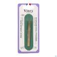 Sie sehen eine Packung Vitry Zupfpinzette „prestige“ Rostfreier Edelstahl Gerade 1pc, Produktbild: 01 Vitry Zupfpinzette „prestige“ Rostfreier Edelstahl Gerade 1pc, A-Nr.: 4633707 - 01