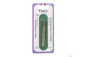 Vitry Zupfpinzette „prestige“ Rostfreier Edelstahl Gerade 1pc, A-Nr.: 4633707 - 01