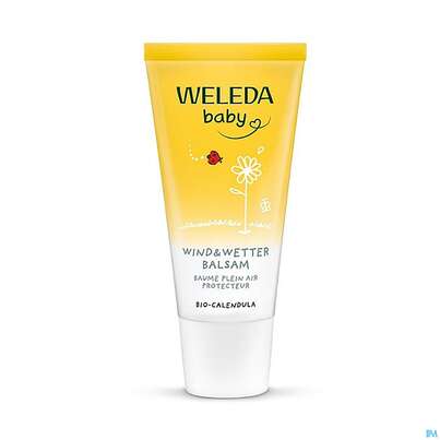 Sie sehen eine Packung Weleda Calendula Wind & Wetter Balsam 30ml, Produktbild: 08 Weleda Calendula Wind & Wetter Balsam 30ml, A-Nr.: 3015077 - 08