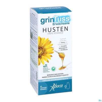 Sie sehen eine Packung Hustensaft Aboca Grintuss Erwachsene Jugendliche Ab 12jahre 128g, Produktbild: 04 Hustensaft Aboca Grintuss Erwachsene Jugendliche Ab 12jahre 128g, A-Nr.: 5571902 - 04
