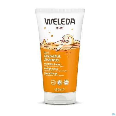 Shampoon Weleda Kids 2in1 +shower Fruchtige Orange 150ml, A-Nr.: 4520297 - 02
