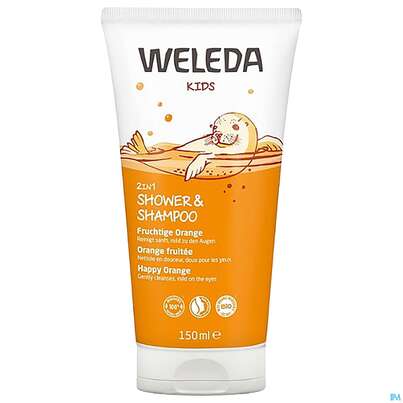 Shampoon Weleda Kids 2in1 +shower Fruchtige Orange 150ml, A-Nr.: 4520297 - 03