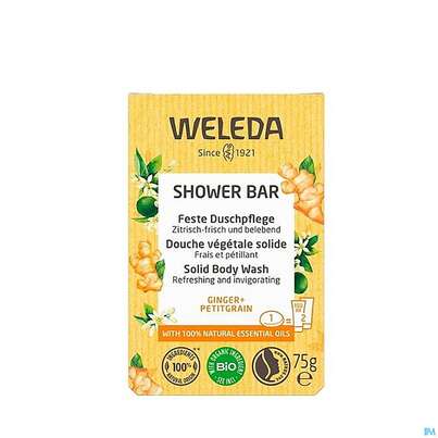 Weleda Feste Duschpflege Ginger +petitgrain 75g, A-Nr.: 5565238 - 08