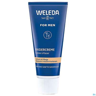 Sie sehen eine Packung Rasiercreme,-seife,-wasser Weleda Rasiercreme For Men Tb 75ml, Produktbild: 04 Rasiercreme,-seife,-wasser Weleda Rasiercreme For Men Tb 75ml, A-Nr.: 0624427 - 04