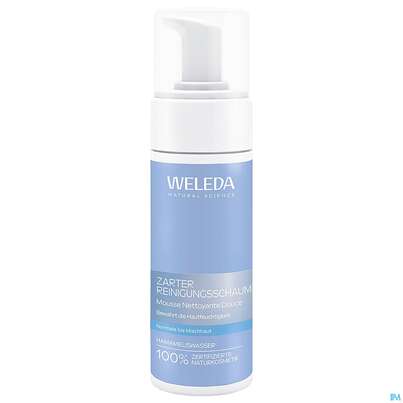 Sie sehen eine Packung Weleda Reinigungsschaum Zart 150ml, Produktbild: 04 Weleda Reinigungsschaum Zart 150ml, A-Nr.: 4583197 - 04