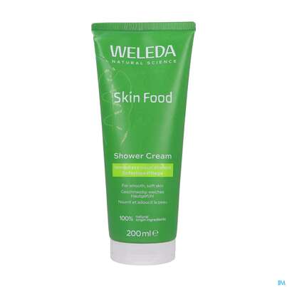 Sie sehen eine Packung Weleda Skin Food Shower Creme 200ml, Produktbild: 01 Weleda Skin Food Shower Creme 200ml, A-Nr.: 5954661 - 01