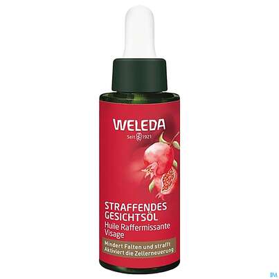 Sie sehen eine Packung Weleda Straffendes Gesichtsoel Granatapfel 30ml, Produktbild: 03 Weleda Straffendes Gesichtsoel Granatapfel 30ml, A-Nr.: 4858808 - 03