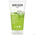 Sie sehen eine Packung Shampoon Weleda Kids 2in1 +shower Spritzige Limette 150ml, Produktbild: 03 Shampoon Weleda Kids 2in1 +shower Spritzige Limette 150ml, A-Nr.: 4520305 - 03