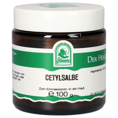 Sie sehen eine Packung CETYLSALBE 100 G, Produktbild: 01 CETYLSALBE 100 G, A-Nr.: 5171918 - 01