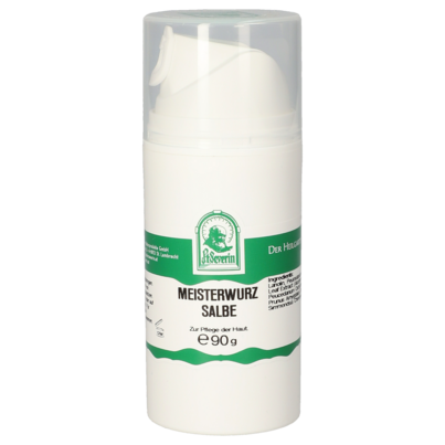 Sie sehen eine Packung MEISTERWURZ SALBE 90 G, Produktbild: 01 MEISTERWURZ SALBE 90 G, A-Nr.: 5646178 - 01