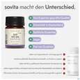 Sie sehen eine Packung Q-10 Kapseln 100mg Sovita 60st, Produktbild: 05 Q-10 Kapseln 100mg Sovita 60st, A-Nr.: 3863351 - 05