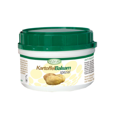 Sie sehen eine Packung Kartoffelbalsam Pediko ohne Parfüm 300 ml, Produktbild: 01 Kartoffelbalsam Pediko ohne Parfüm 300 ml, A-Nr.: 3326819 - 01
