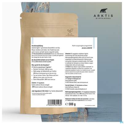 Akazienfaser Pulver Arktis Grow Nf 300g, A-Nr.: 5713905 - 07