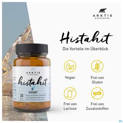 Sie sehen eine Packung Arktis Kapseln Histahit 30st, Produktbild: 04 Arktis Kapseln Histahit 30st, A-Nr.: 4750873 - 04