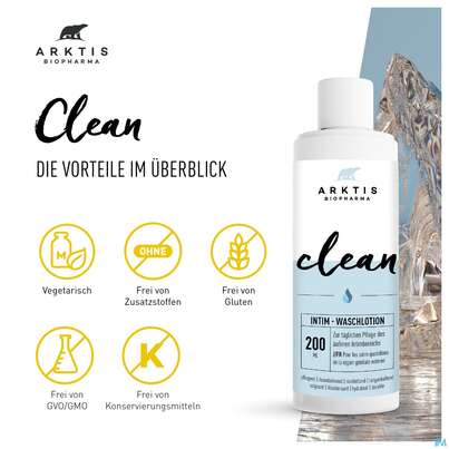 Sie sehen eine Packung Colostrum Waschlotion Arktis Clean 200ml, Produktbild: 06 Colostrum Waschlotion Arktis Clean 200ml, A-Nr.: 4750904 - 06