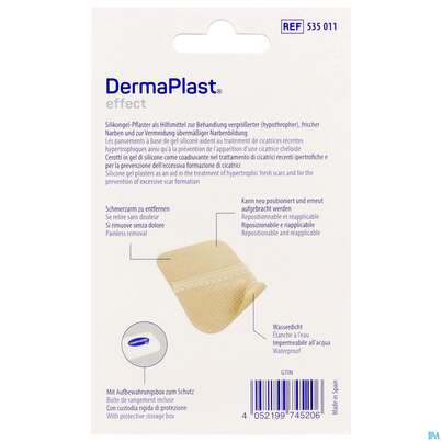 Dermaplast Narbenpflaster 7,2x 5cm 5st, A-Nr.: 5969898 - 04