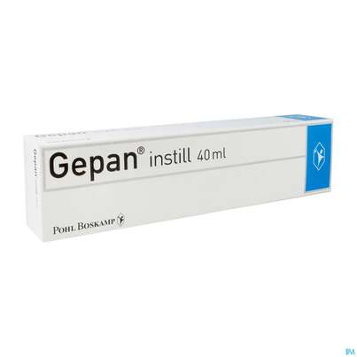 Sie sehen eine Packung Gepan Instill 2mg/ml Fertigspritze Lösung Sterile Natrium Chondroitinsulfat 0,2% 40ml, Produktbild: 03 Gepan Instill 2mg/ml Fertigspritze Lösung Sterile Natrium Chondroitinsulfat 0,2% 40ml, A-Nr.: 3424315 - 03