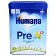 Sie sehen eine Packung Humana Anfangsmilch Pulver Von Geburt An Pre 750g, Produktbild: 01 Humana Anfangsmilch Pulver Von Geburt An Pre 750g, A-Nr.: 5417041 - 01